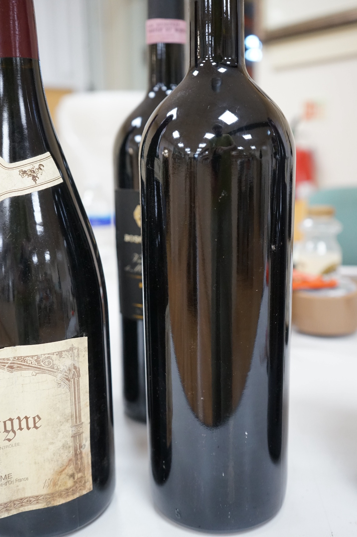 Three magnums of Bourgogne, 2009, domaine Maume, together with two magnums of Boscarelli Riserva, 2003.